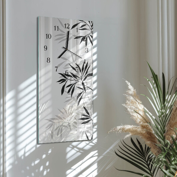 Reloj rectangular Bambú