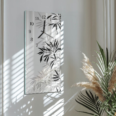 Reloj rectangular Bambú
