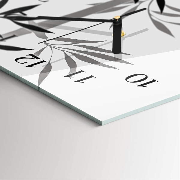 Reloj rectangular Bambú