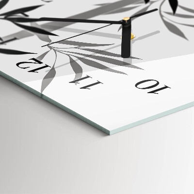 Reloj rectangular Bambú