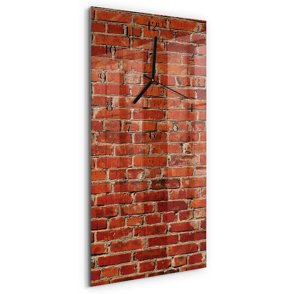 Reloj rectangular Muro de ladrillo