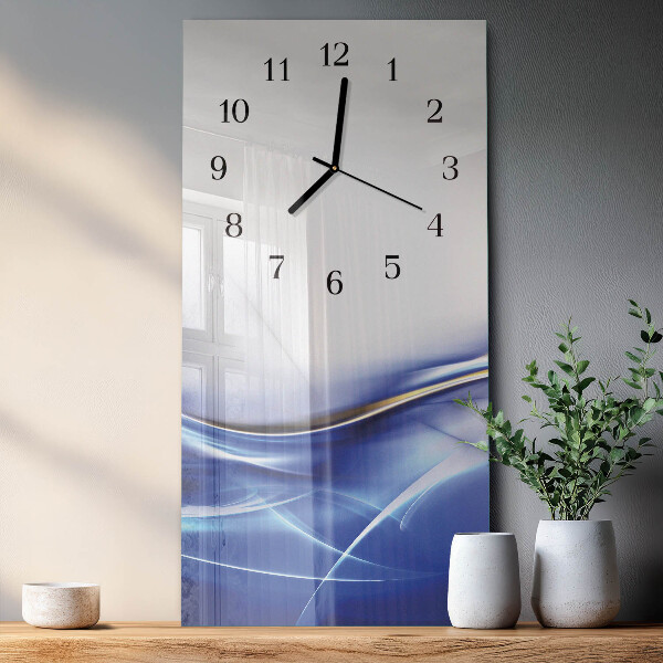 Reloj rectangular Líneas abstractas