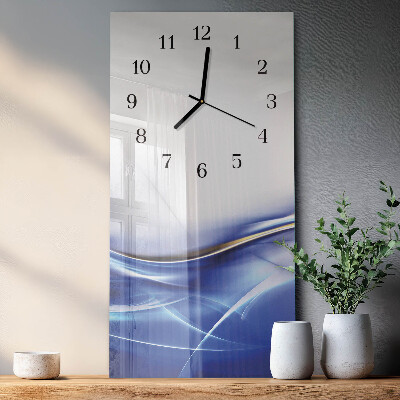 Reloj rectangular Líneas abstractas