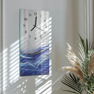 Reloj rectangular Líneas abstractas