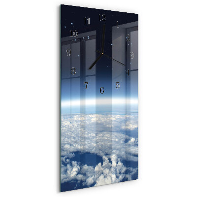 Reloj rectangular El universo de la Tierra