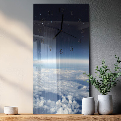 Reloj rectangular El universo de la Tierra