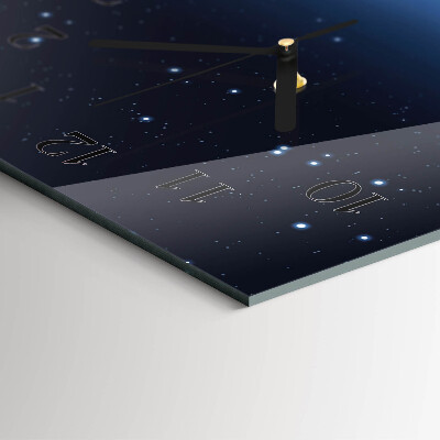 Reloj rectangular El universo de la Tierra
