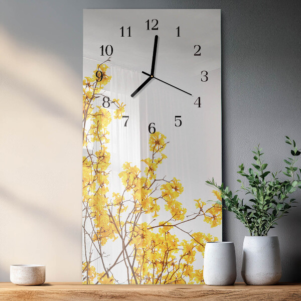 Reloj rectangular Árbol