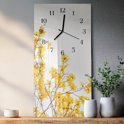 Reloj rectangular Árbol