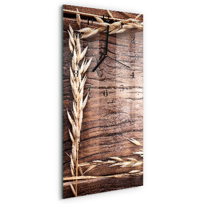 Reloj rectangular Tabla de granos