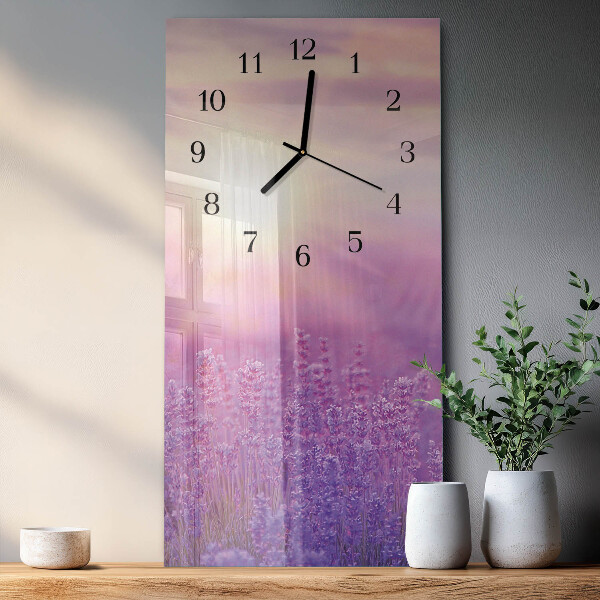 Reloj rectangular Lavanda