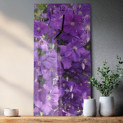 Reloj rectangular Prímulas