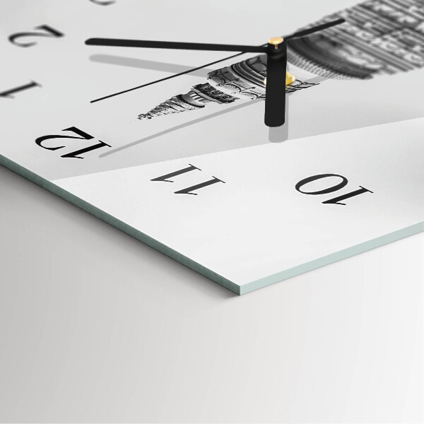 Reloj rectangular Perspectivas