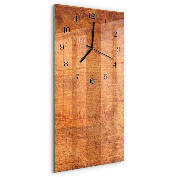 Reloj rectangular Tablas de madera