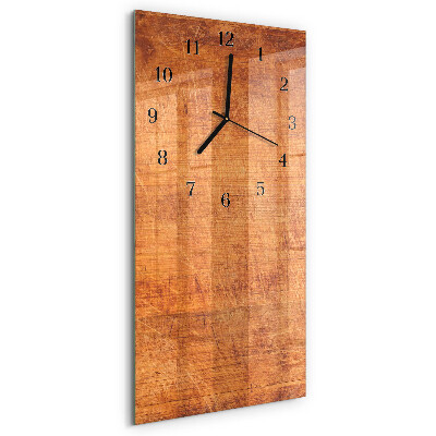 Reloj rectangular Tablas de madera