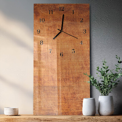 Reloj rectangular Tablas de madera