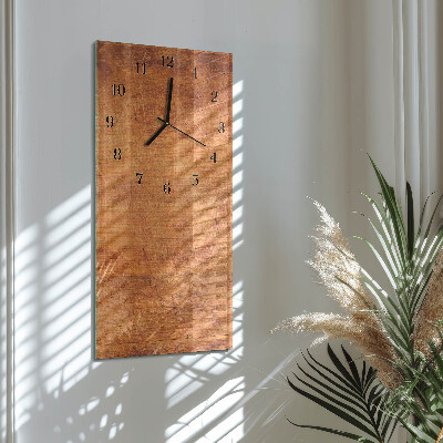 Reloj rectangular Tablas de madera