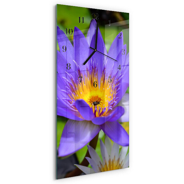 Reloj rectangular Flor