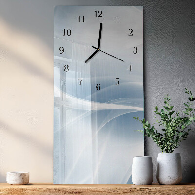 Reloj rectangular Líneas abstractas