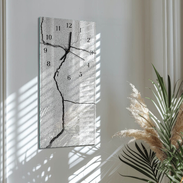 Reloj rectangular Ruptura
