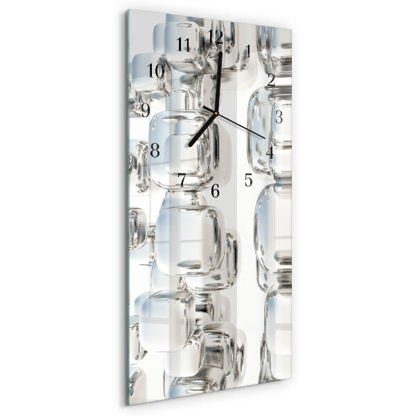 Reloj rectangular cubo 3D