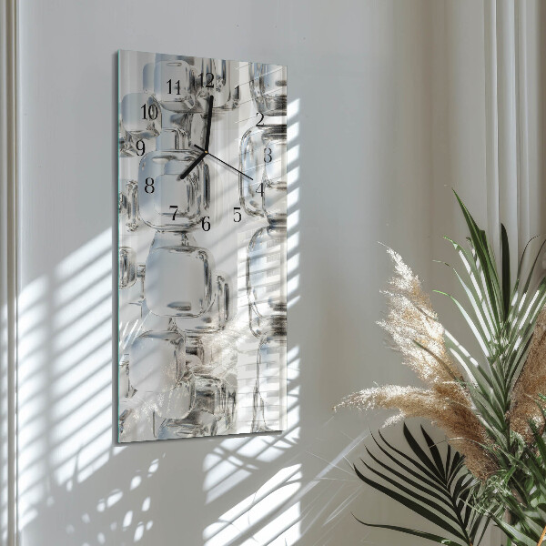 Reloj rectangular cubo 3D