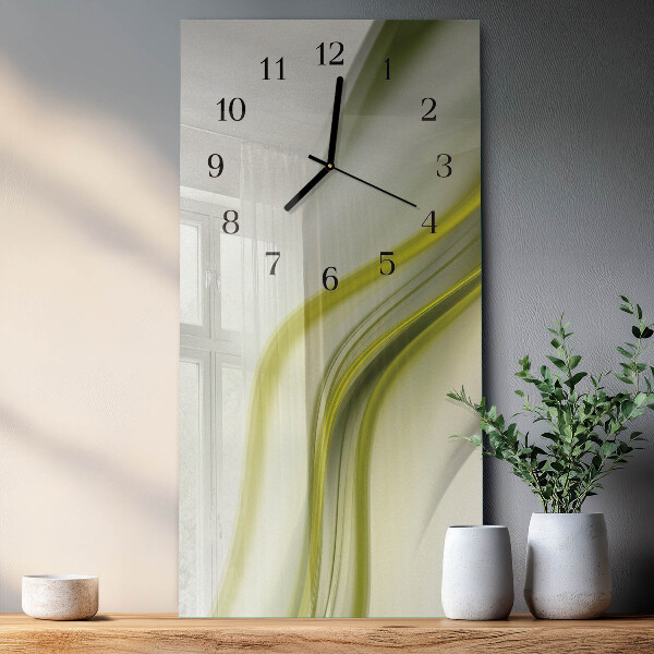 Reloj rectangular Líneas abstractas