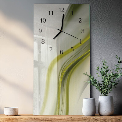 Reloj rectangular Líneas abstractas