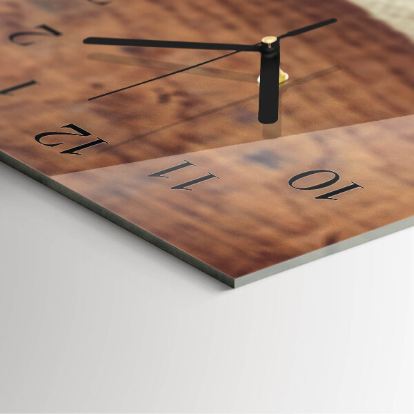 Reloj rectangular Hoja