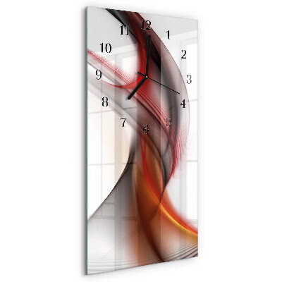 Reloj rectangular Líneas abstractas