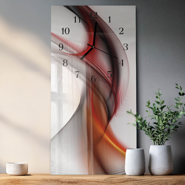 Reloj rectangular Líneas abstractas