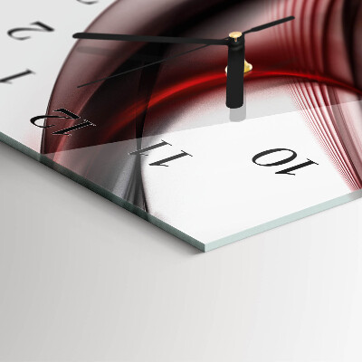 Reloj rectangular Líneas abstractas