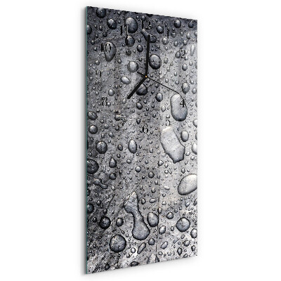 Reloj rectangular Gotas