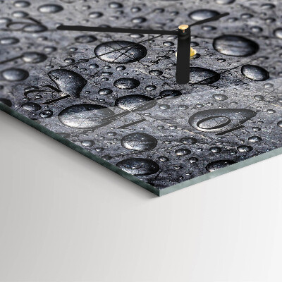 Reloj rectangular Gotas