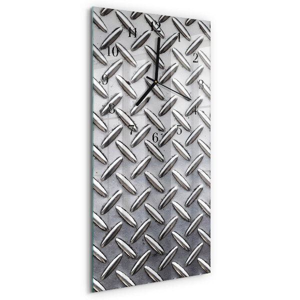 Reloj rectangular Chapa de metal