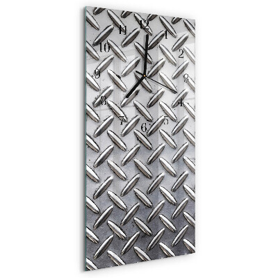 Reloj rectangular Chapa de metal