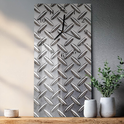 Reloj rectangular Chapa de metal