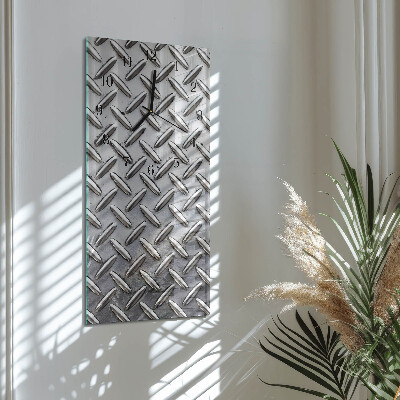 Reloj rectangular Chapa de metal