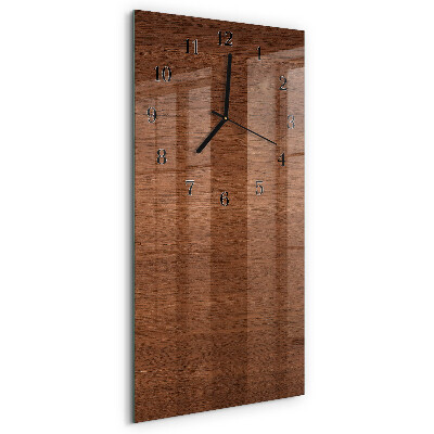 Reloj rectangular Tablas de madera