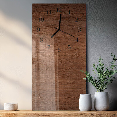 Reloj rectangular Tablas de madera