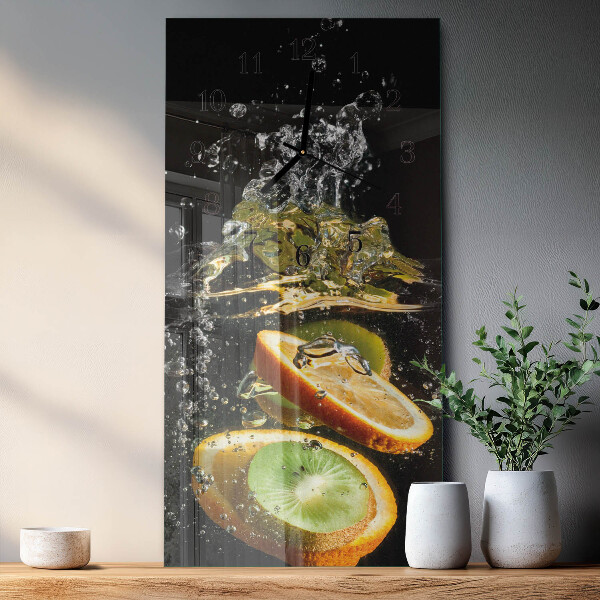 Reloj rectangular Agua de frutas