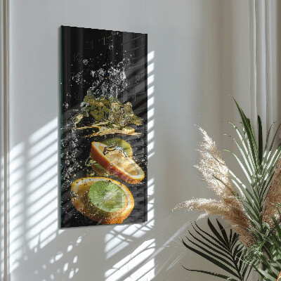 Reloj rectangular Agua de frutas