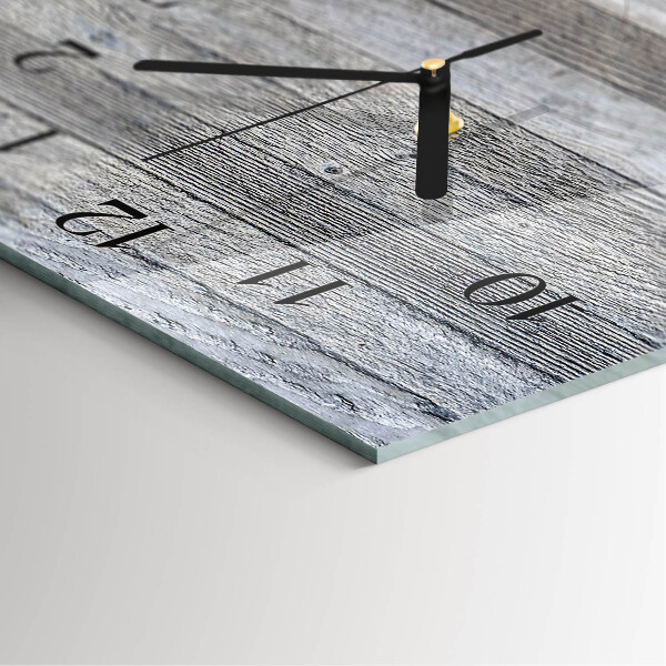 Reloj rectangular Madera