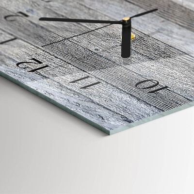 Reloj rectangular Madera