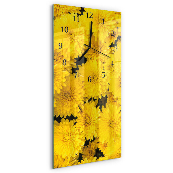 Reloj rectangular Flores