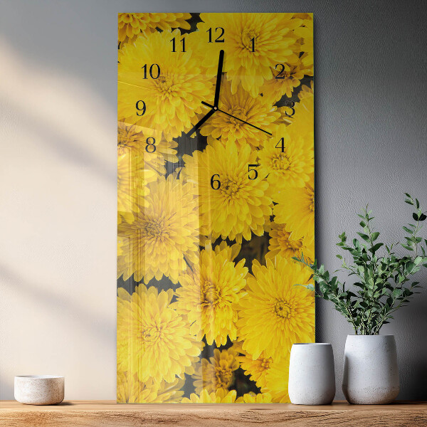 Reloj rectangular Flores
