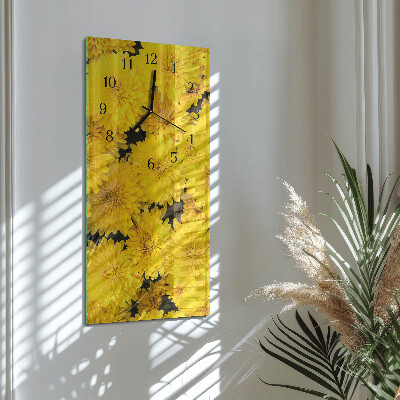 Reloj rectangular Flores