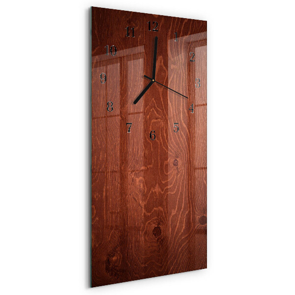 Reloj rectangular Paneles de madera