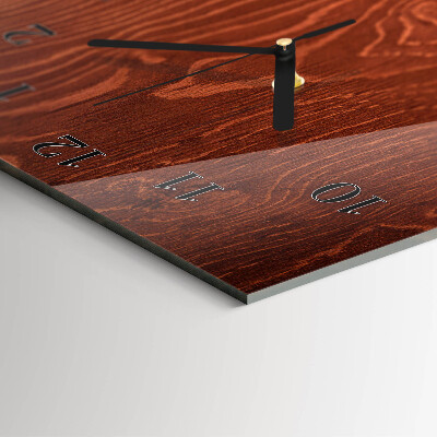 Reloj rectangular Paneles de madera