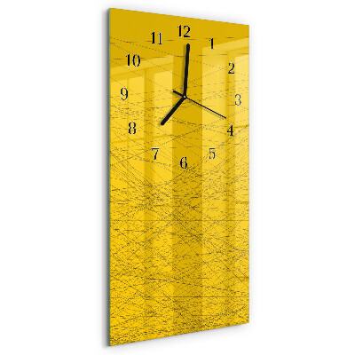 Reloj rectangular rayas